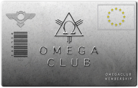 Omega club membership card